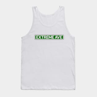 Extreme Ave Street Sign Tank Top